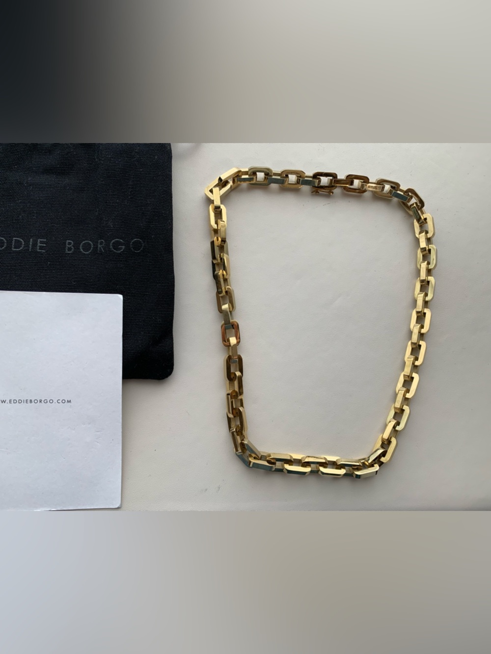 Eddie Borgo 17” Supra Link Necklace - Picture 2 of 5